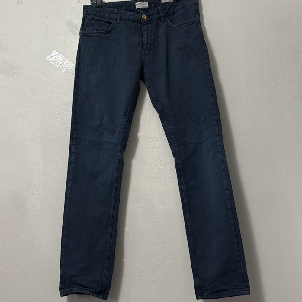 Gant Rugger Jeans Stick Boy Dark Blue Raw Indigo Denim Men's Size 32x32